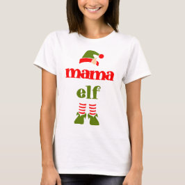 Cute Elf mama T-shirt