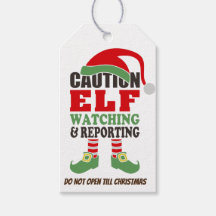 Cute "Elf Watching/ kerstdesign/Personalized
