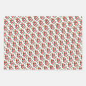 Cute ELF WATCHING met kerstcoördinatie Inpakpapier Vel (Voorkant)