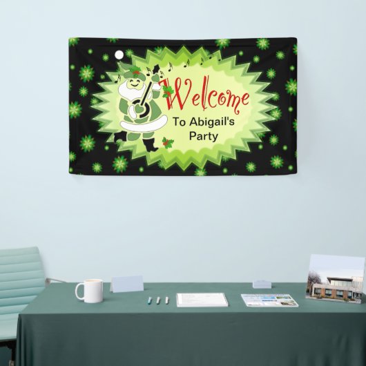 Cute Elf Welcome to Holiday Slumber Party Spandoek (Beurs)