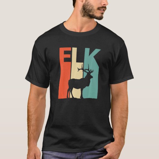 Cute Elk Animal T-shirt (Voorkant)