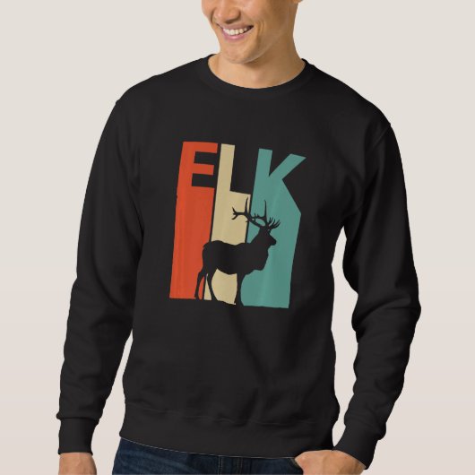 Cute Elk Animal Trui (Voorkant)