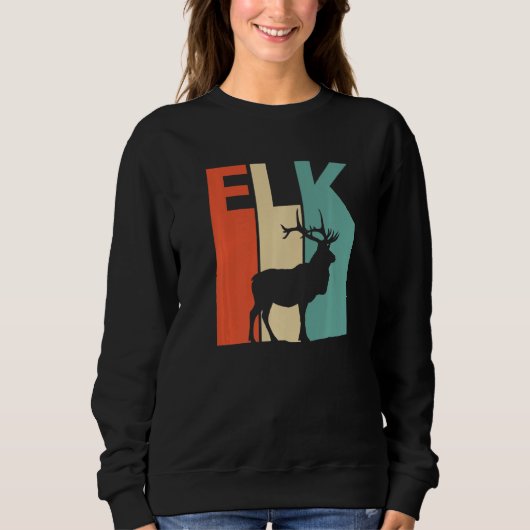 Cute Elk Animal Trui (Voorkant)