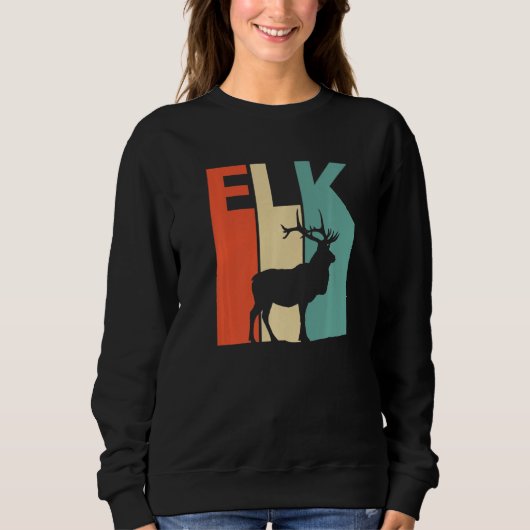 Cute Elk Animal Trui (Voorkant)