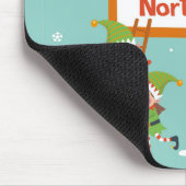 Cute Elves die naar de Noordpool gaat Muismat (Hoek)