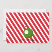 Cute Elves Kerstparty nodigt uit Kaart (Achterkant)