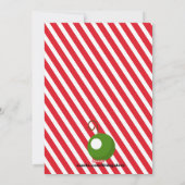 Cute Elves met cadeau voor kerstkaarten Feestdagenkaart (Achterkant)