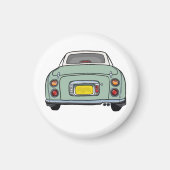 Cute Emerald Green Figaro Magnet (Voorkant)
