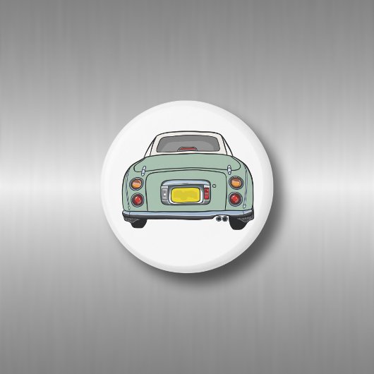 Cute Emerald Green Figaro Magnet