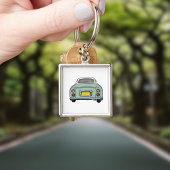 Cute Emerald Green Figaro Sleutelhanger