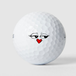 Cute Emoji Golfballen