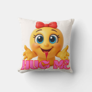 Cute Emoji Kussen – Kawaii Glimlach Gezichtsdecora