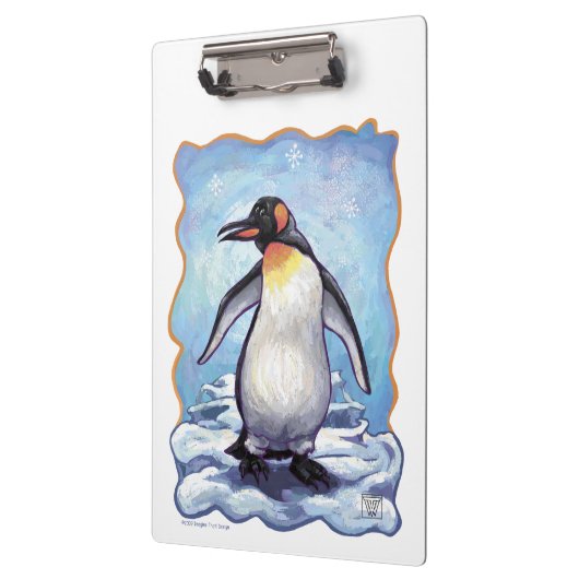Cute Emperor Penguin Klembord (Links)