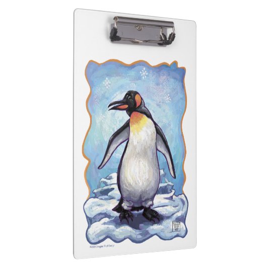 Cute Emperor Penguin Klembord (Rechts)