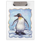 Cute Emperor Penguin Klembord (Voorkant)
