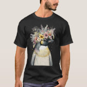 Cute Emperor Penguin Seabird Crown Florence B T-shirt (Voorkant)