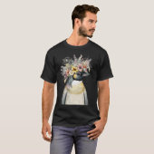 Cute Emperor Penguin Seabird Crown Florence B T-shirt (Voorkant volledig)