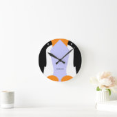 Cute Emperor Penguins Wall klok (Huis)