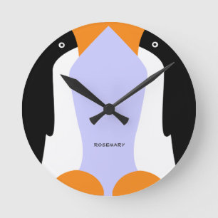 Cute Emperor Penguins Wall klok