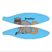 Cute Emperor Tamarin illustration cartoon Basketbal (Panelen)