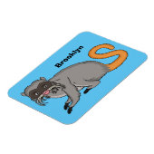 Cute Emperor Tamarin illustration cartoon Magneet (Linkerzijde)