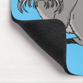 Cute Emperor Tamarin illustration cartoon Muismat (Hoek)