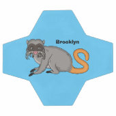 Cute Emperor Tamarin illustration cartoon Voetbal (Enkel)