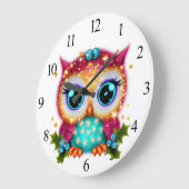 Cute en Aardige Kawaii Baby Uil  Grote Klok (Hoek)