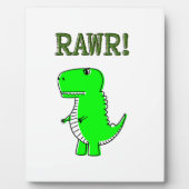 Cute en Angry T-Rex RAWR Fotoplaat (Voorkant)