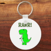 Cute en Angry T-Rex RAWR Sleutelhanger (Voorkant)