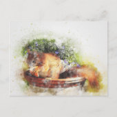 Cute en beleefde briefkaart (Voorkant)