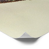 Cute en Chubby Chipmunk Poster (Hoek)