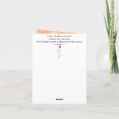 Cute en Colorful Cat Wenskaart Kaart (Achterkant)