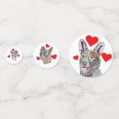 Cute en Colorful Corgi Table Confetti (Voorkanten)