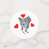 Cute en Colorful Corgi Table Confetti (Kleine voorkant)