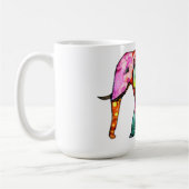 Cute en Colorful Elephant Mok (Links)