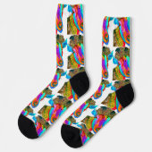Cute en Colorful Goat Socks Sokken (Links)