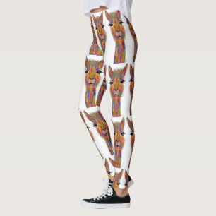 Cute en Colorful Llama-Leggings Leggings