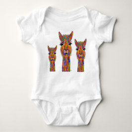Cute en Colorful Llama Romper