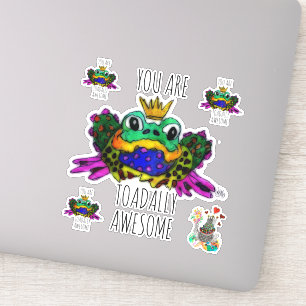 Cute en Colorful U bent Geweldige Sticker