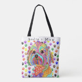 Cute en Colorful Yorkipoo Persoonlijk Tote Bag (Achterkant)