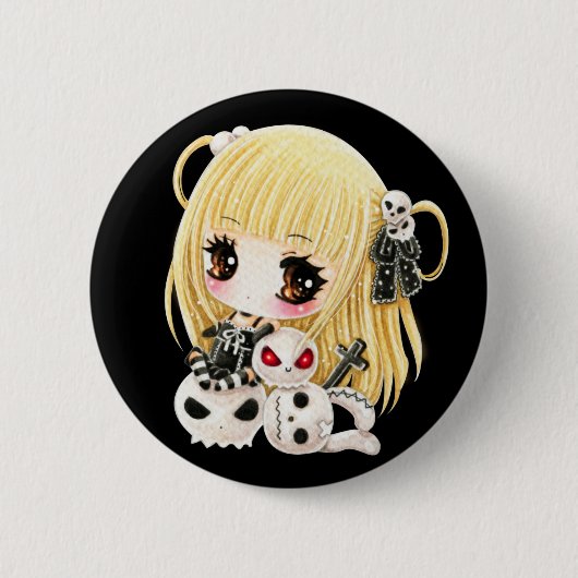 Cute en cool ronde button 5,7 cm (Voorkant)