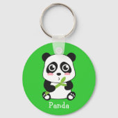Cute en Cudly Baby Panda Sleutelhanger (Voorkant)