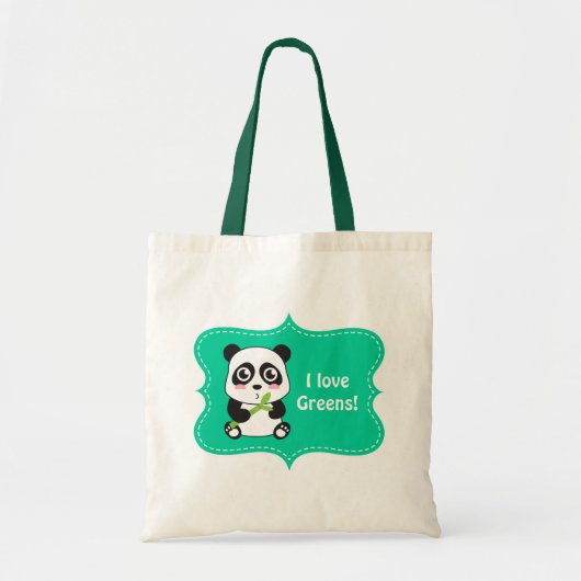 Cute en Cudly Baby Panda Tote Bag (Voorkant)