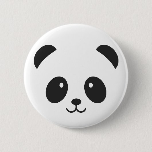 Cute en Cudly Panda Pin Button (Voorkant)