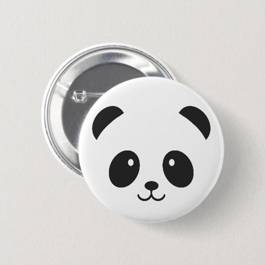 Cute en Cudly Panda Pin Button (Voorkant /achterkant)