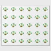 Cute en Delicious Avocado Cadeaupapier (Vlak)