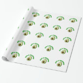 Cute en Delicious Avocado Cadeaupapier (Uitgerold)