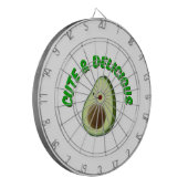 Cute en Delicious Avocado Dartbord (Voorkant Links)