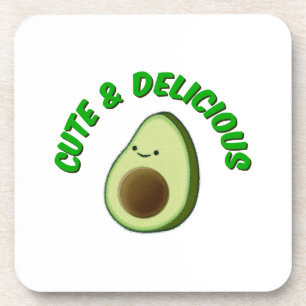 Cute en Delicious Avocado Drankjes Onderzetter